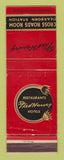Matchbook Cover - Fred Harvey Cross Roads Room Dearborn Station Chicago IL WEAR