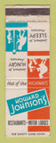 Matchbook Cover - Howard Johnson's Restaurants Motor Lodges WEAR