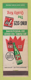 Matchbook Cover - 7Up Soda King Size 12oz Bottle