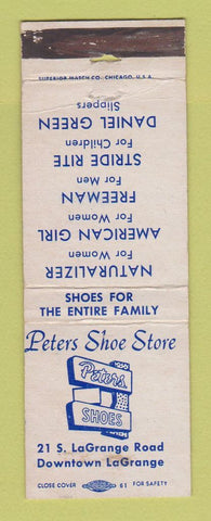 Matchbook Cover - Peter's Shoe Store La Grange IL WEAR