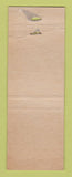 Matchbook Cover - Advance Real Estate Chicago IL POOR STRIKER