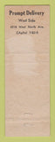 Matchbook Cover - Pick n Chicken Grill Chicago IL WEAR