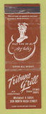 Matchbook Cover - Tribune Grill Chicago IL WORN