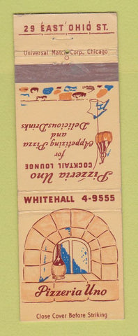 Matchbook Cover - Pizzeria Pizza Uno Chicago IL