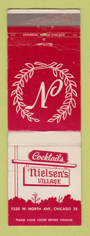 Matchbook Cover - Nielsen's Village Chicago IL WEAR