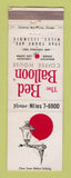 Matchbook Cover - Red Balloon Coffee House Niles IL WEAR