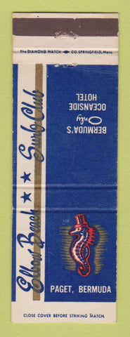 Matchbook Cover - Elbow Beach Surf Club Paget Bermuda