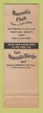 Matchbook Cover - Harrah's Club Casino Reno Lake Tahoe NV