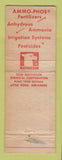 Matchbook Cover - Mathieson Fertilizer Neal Cooper Grain Windsor IL WORN