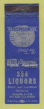 Matchbook Cover - 354 Liquors Chicago? IL WORN