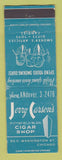 Matchbook Cover - Jerry Carson's Cigar Shop Chicago IL Pittsfield Building WEAR