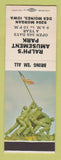 Matchbook Cover - Ralph's Amusement Park Des Moines IA SAMPLE