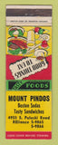 Matchbook Cover - Mount Pindos Restaurant Chicago IL