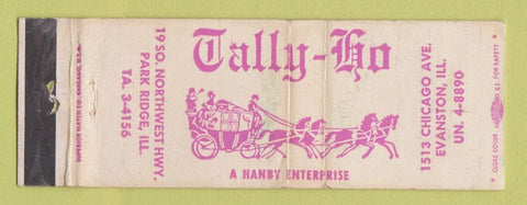 Matchbook Cover - Tally HO Park Ridge IL WORN