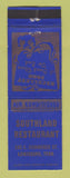 Matchbook Cover - Southland Restaurant Lewisburg TN WORN