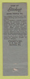 Matchbook Cover - Stuckey's Pecan Shoppes Eastman GA CHAIN WEAR