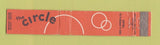Matchbook Cover - The Circle Chicago IL Chas Stevens WEAR 10 Strike