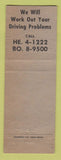 Matchbook Cover - Princeton Car Truck Rentals Chicago IL WEAR