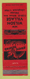 Matchbook Cover - Wilson Village Chinese Restaurant Chicago IL