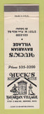 Matchbook Cover - Huck's Bavarian Village Redford MI
