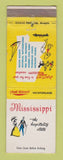 Matchbook Cover - Mississippi MS Tourism Jackson