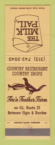 Matchbook Cover - The Milk Pail Dundee IL