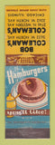 Matchbook Cover - Bob Coleman's Restaurant Chicago IL WORN