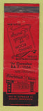 Matchbook Cover - Gourmet House Restaurant Duluth MN WEAR