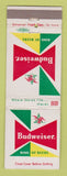 Matchbook Cover - Budweiser Beer