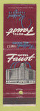 Matchbook Cover - Hotel Faust Rockford IL