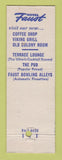 Matchbook Cover - Hotel Faust Rockford IL