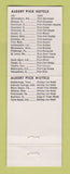 Matchbook Cover - Pick Congress Hotel Chicago IL