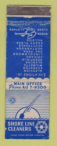 Matchbook Cover - Shore Line Cleaners Chicago IL WORN
