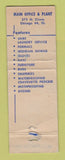 Matchbook Cover - Shore Line Cleaners Chicago IL WORN