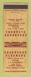 Matchbook Cover - Edgebrook Cleaners Chicago IL WEAR