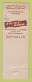 Matchbook Cover - Hotel Louis Joliet IL WEAR