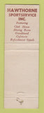 Matchbook Cover - Hawthorne Restaurant Chicago IL WEAR