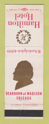 Matchbook Cover - Hamilton Hotel Chicago IL WEAR