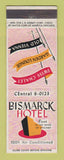 Matchbook Cover - Bismarck Hotel Chicago IL