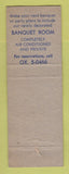 Matchbook Cover - St Clair Restaurant St Clairsville OH WEAR