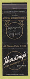 Matchbook Cover - Harding's Restaurant Chicago IL