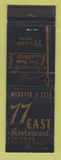Matchbook Cover - 77 East Restaurant Chicago IL WEAR