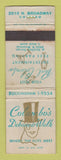 Matchbook Cover - Columbo's Debonair Walk Chicago IL WORN