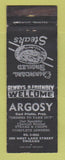 Matchbook Cover - Argosy Chicago IL restaurant Gust Pilafas WEAR