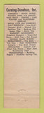 Matchbook Cover - Corning Donohue St Paul MN WEAR concrete