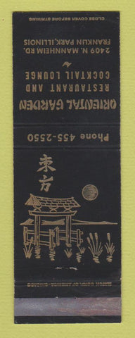 Matchbook Cover - Oriental Garden Chinese Restaurant Franklin Park IL