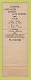 Matchbook Cover - Oriental Garden Chinese Restaurant Franklin Park IL