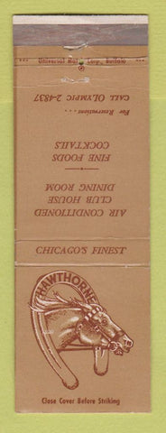 Matchbook Cover - Hawthorne Restaurnt Chicago IL WEAR