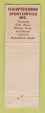 Matchbook Cover - Hawthorne Restaurnt Chicago IL WEAR