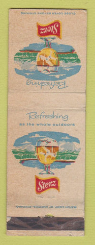 Matchbook Cover - Storz Beer WORN